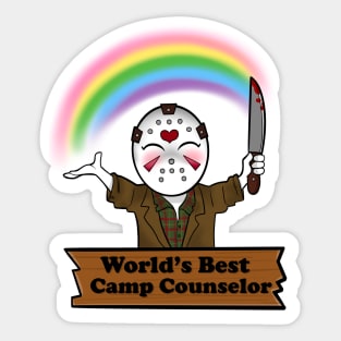 World's Best Camp Counselor Sticker